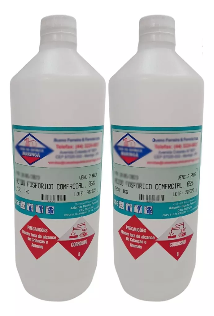 Acido Fosforico 85 Para Hidroponia 2Kg