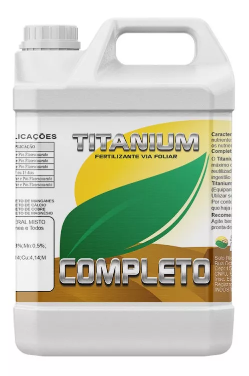 Fertilizante Foliar Titanium Completo 5 Litros