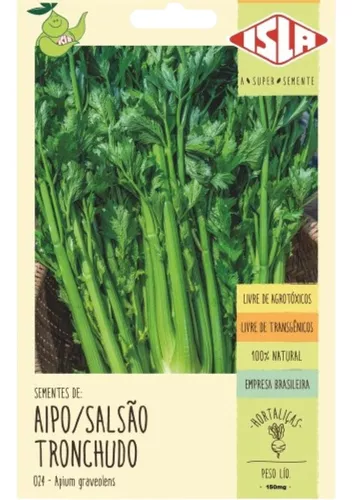2 Envelopes De Sementes Aipo salsão Tronchudo Isla Ref 024
