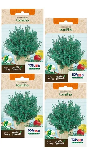 4x Sementes Tomilho (timo) Topseed