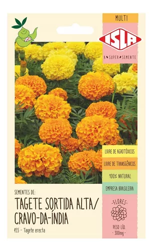 Sementes Cravo Da Índia (tagete) Sortida Alta Isla