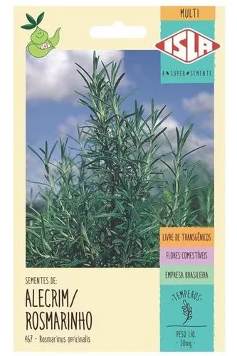 Sementes De Alecrim Rosmarinho 50mg Isla