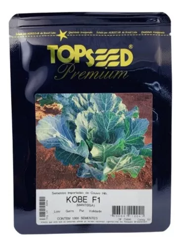 Sementes De Couve Manteiga Híbrida Kobe 1.000 Sementes Tsp