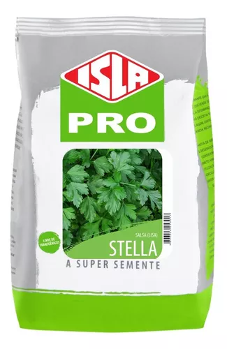 Sementes Tratadas De Salsa Stella (lisa) Isla Pro 500g